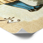 Alice - Cheshire Cat - Ik ben boos, je bent boos Poster (Hoek)