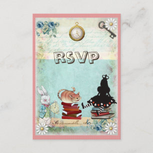 Alice & Cheshire Cat RSVP Breng een Baby shower ui