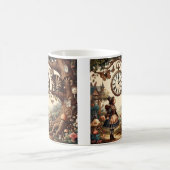 Alice & Cheshire Cat: Whimsical Wonderland Fantasy Koffiemok (Center)