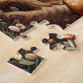 Alice & Cheshire Cat: Whimsical Wonderland Fantasy Legpuzzel (Zijkant)