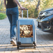 Alice & Cheshire Cat: Whimsical Wonderland Fantasy Sticker (Koffer Insitu)