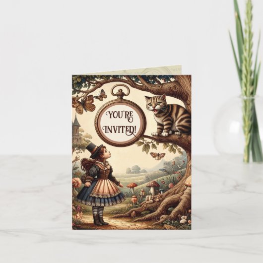 Alice & Cheshire Cat: Whimsische Wonderland Fantas (Voorkant)