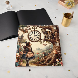 Alice & Cheshire Cat: Whimsische Wonderland Fantas Gastenboek
