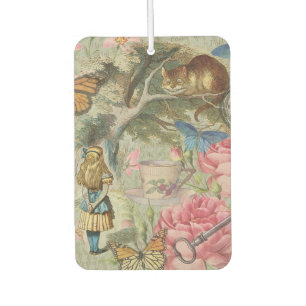 Alice Cheshire Cat Wonderland Tuin Boom Luchtverfrisser