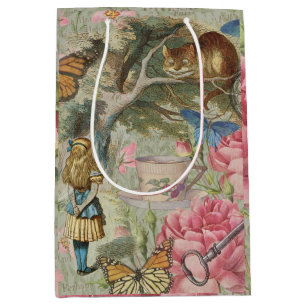 Alice Cheshire Cat Wonderland Tuin Boom Medium Cadeauzakje