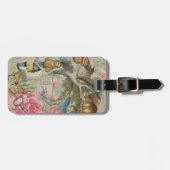 Alice Cheshire Kat Wonderland Boomgaard Bagagelabel (Voorkant horizontaal)