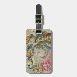 Alice Cheshire Kat Wonderland Boomgaard Bagagelabel