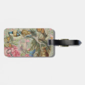 Alice Cheshire Kat Wonderland Boomgaard Bagagelabel (Achterkant horizontaal)