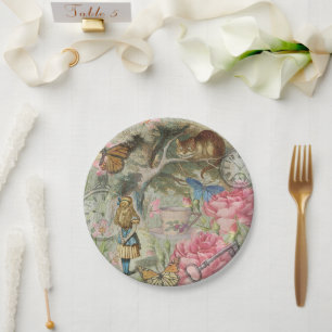 Alice Cheshire Kat Wonderland Boomgaard Papieren Bordje