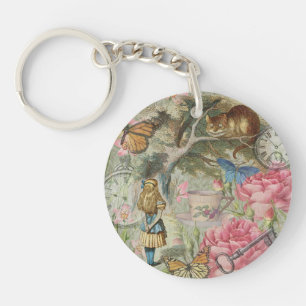 Alice Cheshire Kat Wonderland Boomgaard Sleutelhanger