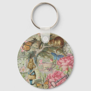 Alice Cheshire Kat Wonderland Boomgaard Sleutelhanger