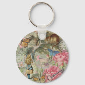 Alice Cheshire Kat Wonderland Boomgaard Sleutelhanger (Achterkant)