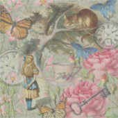 Alice Cheshire Kat Wonderland Boomgaard Sticker (Voorkant)