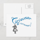 Alice Citaat met Afbeelding Briefkaart (Voorkant / Achterkant)