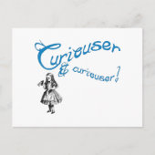 Alice Citaat met Afbeelding Briefkaart (Voorkant)