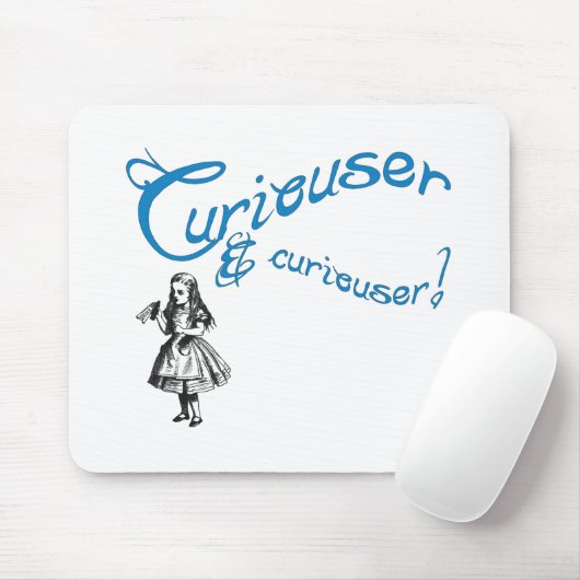 Alice Citaat met Afbeelding Muismat (Met muis)