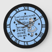 Alice citeert niet zelf grote klok (Voorkant)