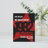 Alice - Class Reunion Aankondigingskaart (Staand voorkant)