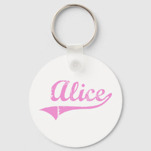 Alice Classic Style Name Sleutelhanger