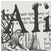  Alice Collage Black en White Stof (Close Up)