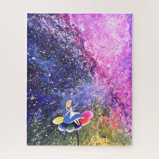 Alice Creëer haar eigen Wonderland - Jigzaag Puzzl Legpuzzel (Verticaal)