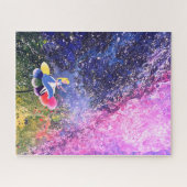 Alice Creëer haar eigen Wonderland - Jigzaag Puzzl Legpuzzel (Horizontaal)