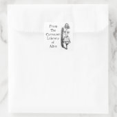 Alice Curiouser Bookplate Sticker (Tas)