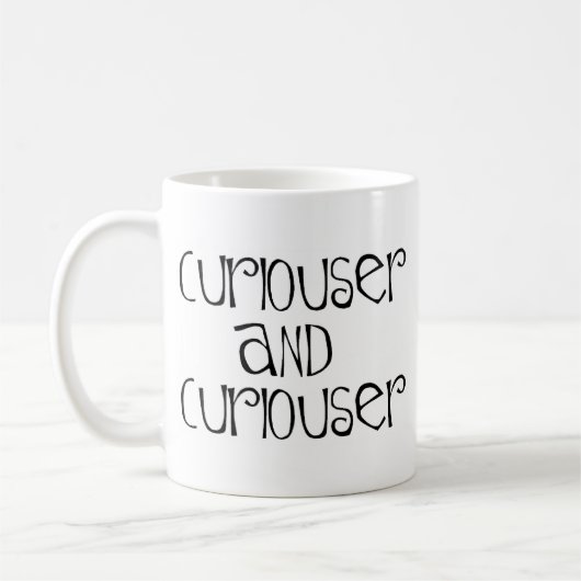 Alice Curiouser Koffiemok (Links)