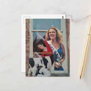 Alice Dairy Princess Unieke Retro Collage  Briefkaart