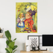 Alice & de Duchess Volledige Kleur Poster (Thuiskantoor)