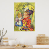 Alice & de Duchess Volledige Kleur Poster (Keuken)