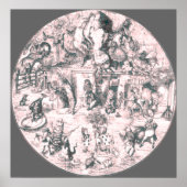 Alice & de Gang Pink Tint Poster (Voorkant)