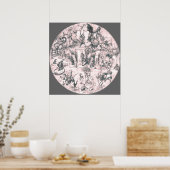 Alice & de Gang Pink Tint Poster (Keuken)