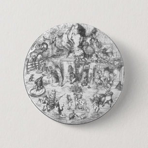 Alice & de Gang Ronde Button 5,7 Cm