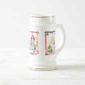 alice , de gekke hater en de rode koningin bierpul (Voorkant rechts)