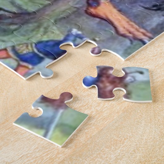 Alice & de Jabberwocky Full Color Puzzle Legpuzzel (Zijkant)