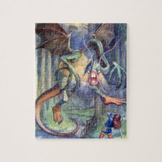 Alice & de Jabberwocky Full Color Puzzle Legpuzzel