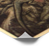 Alice & de Kaarten door Arthur Rackham Poster (Hoek)