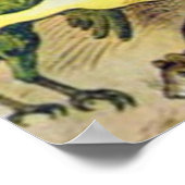 Alice & de Kaarten Kleur Poster (Hoek)