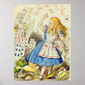 Alice & de Kaarten Kleurrijk Poster (Voorkant)