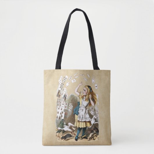 Alice & de Kaarten Tote Bag (Voorkant)