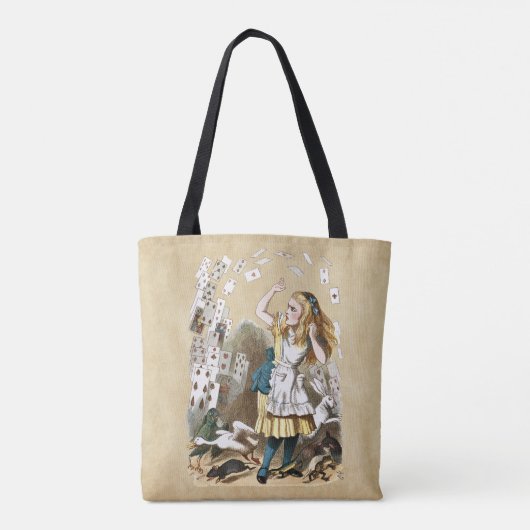 Alice & de Kaarten Tote Bag (Achterkant)