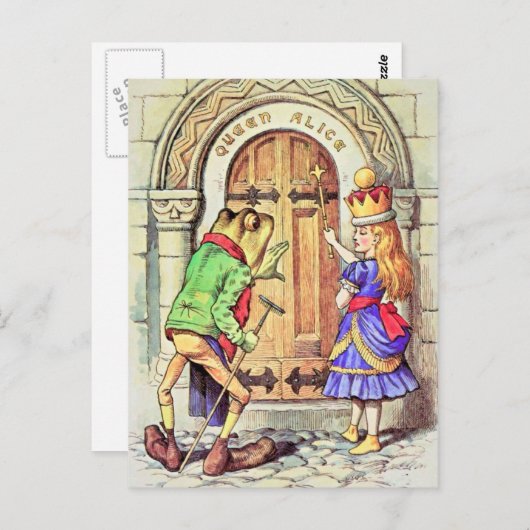 Alice & de kikker briefkaart (Voorkant / Achterkant)
