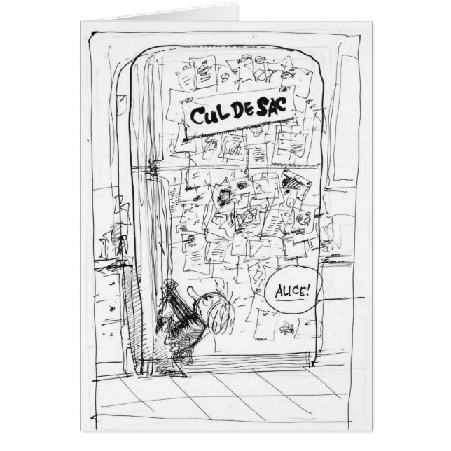 Alice & de koelkast Kaart (Voorkant)