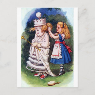 Alice & de Witte Koningin Briefkaart