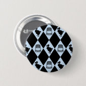 Alice Dodo en Duimpatroon Ronde Button 5,7 Cm (Voorkant /achterkant)