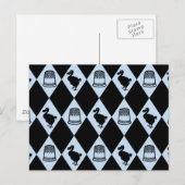 Alice Dodo en Thimble Pattern Briefkaart (Voorkant / Achterkant)