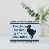 Alice Dodo Iedereen heeft gewonnen Briefkaart (Staand voorkant)