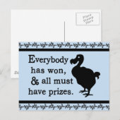 Alice Dodo Iedereen heeft gewonnen Briefkaart (Voorkant / Achterkant)