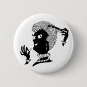 Alice doet haar 'do ronde button 5,7 cm (Voorkant)